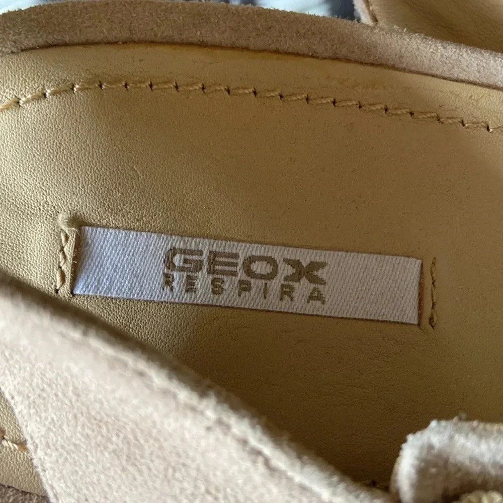 Geox Respira | Suede Wedge Sandal - Picture 6 of 11